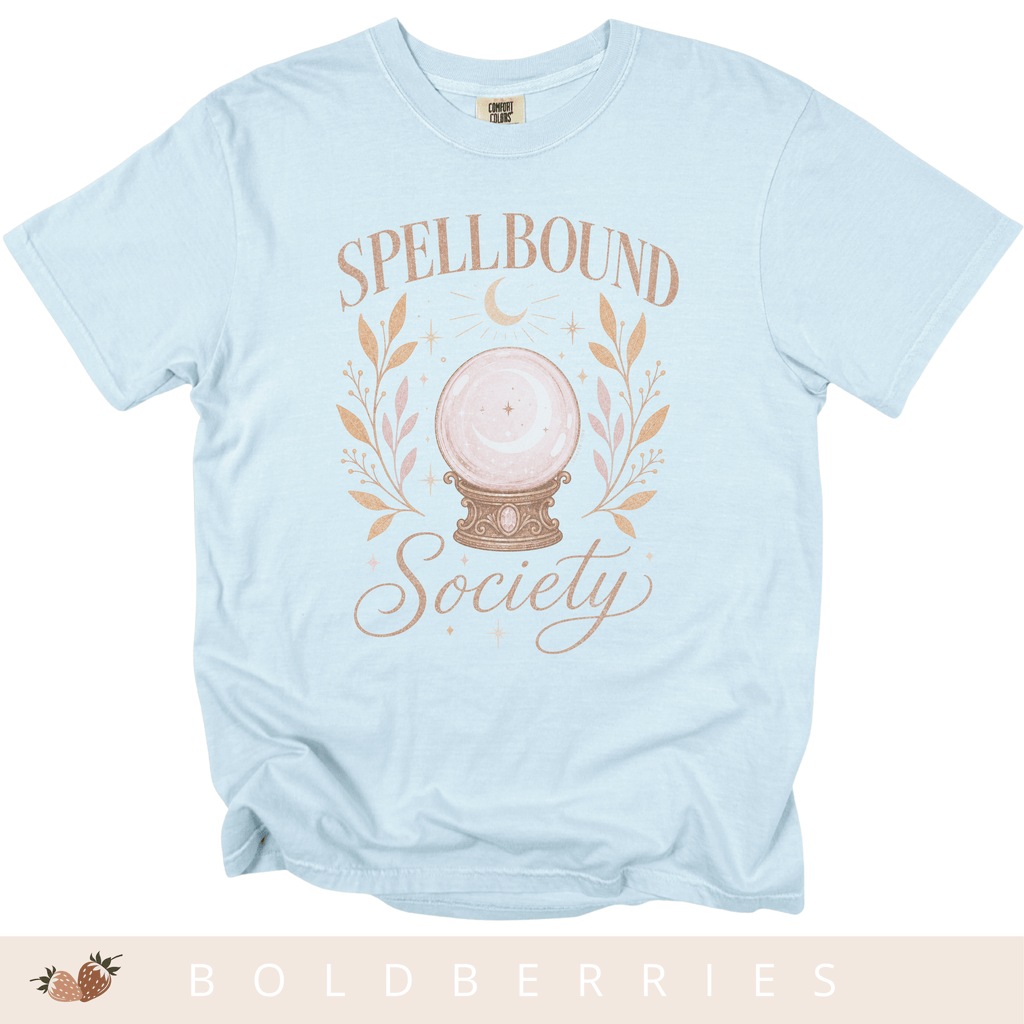 Spellbound Society T-Shirt — Crystal Ball Witchy Tee