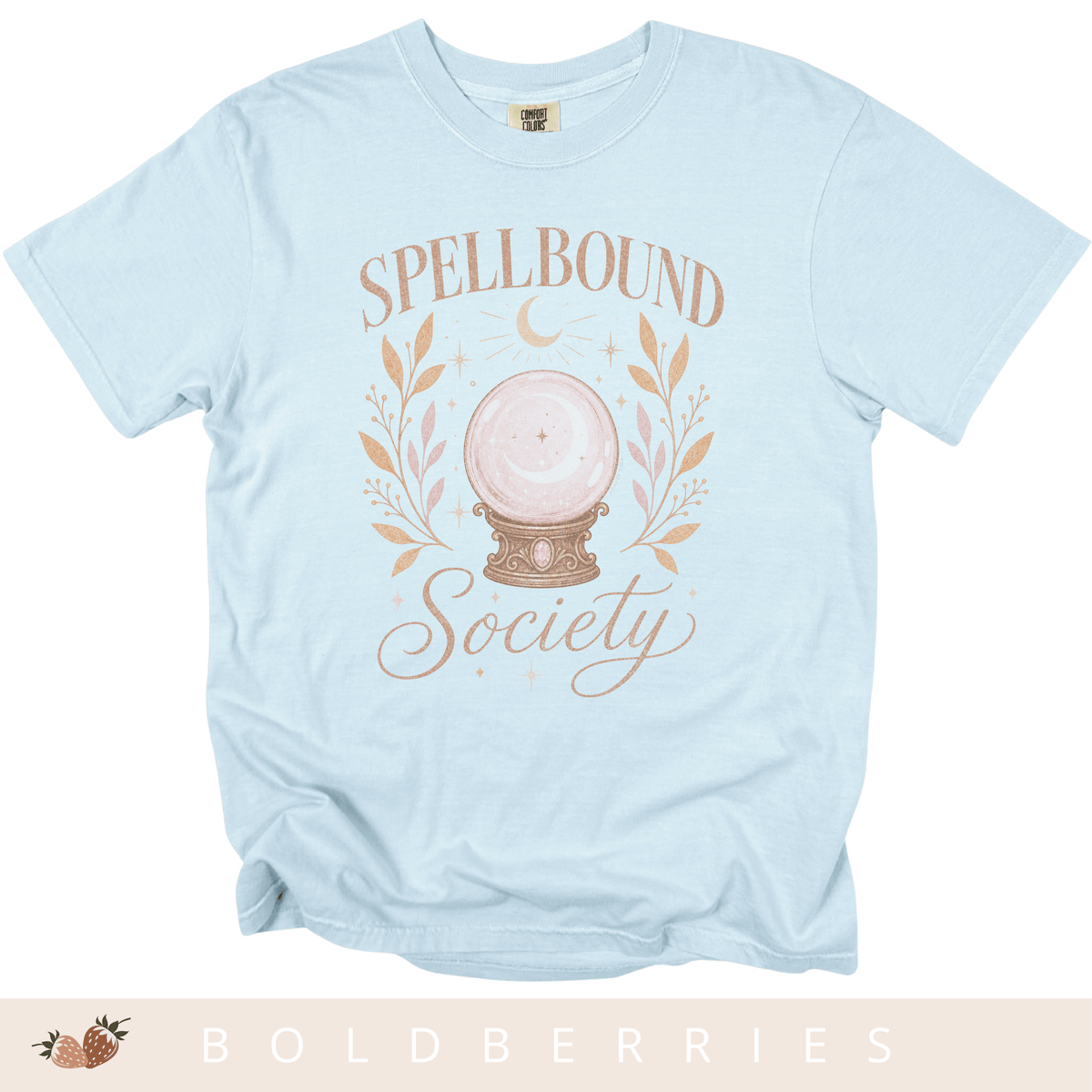 Spellbound Society T-Shirt — Crystal Ball Witchy Tee