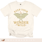 Keep Your Wonder Wild T-Shirt — Moth Moon Graphic Tee