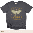 Keep Your Wonder Wild T-Shirt — Moth Moon Graphic Tee