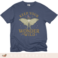 Keep Your Wonder Wild T-Shirt — Moth Moon Graphic Tee