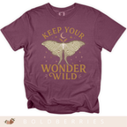 Keep Your Wonder Wild T-Shirt — Moth Moon Graphic Tee