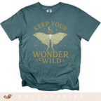 Keep Your Wonder Wild T-Shirt — Moth Moon Graphic Tee