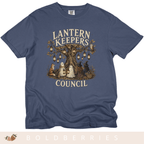 Lantern Keepers Council T-Shirt — Whimsical Halloween Woodland Animal Tee