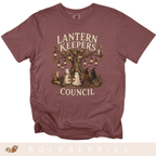 Lantern Keepers Council T-Shirt — Whimsical Halloween Woodland Animal Tee