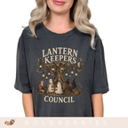 Lantern Keepers Council T-Shirt — Whimsical Halloween Woodland Animal Tee