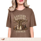 Lantern Keepers Council T-Shirt — Whimsical Halloween Woodland Animal Tee