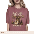 Lantern Keepers Council T-Shirt — Whimsical Halloween Woodland Animal Tee
