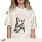 Eternally Cozy Ghost T-Shirt — Cute Autumn/Winter Halloween Tee