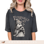 Eternally Cozy Ghost T-Shirt — Cute Autumn/Winter Halloween Tee