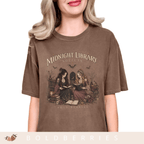 Midnight Library T-Shirt — "Midnight Library Society" Vintage Bookish Tee