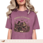Midnight Library T-Shirt — "Midnight Library Society" Vintage Bookish Tee