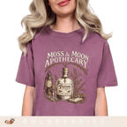 Apothecary Potion T-Shirt — Moss & Moon Vintage Herbal Design